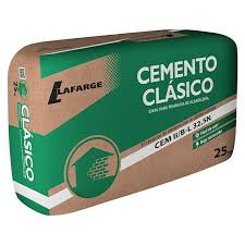 Saco de cemento Portland de 25kg para obras de albañilería y estructuras de concreto
